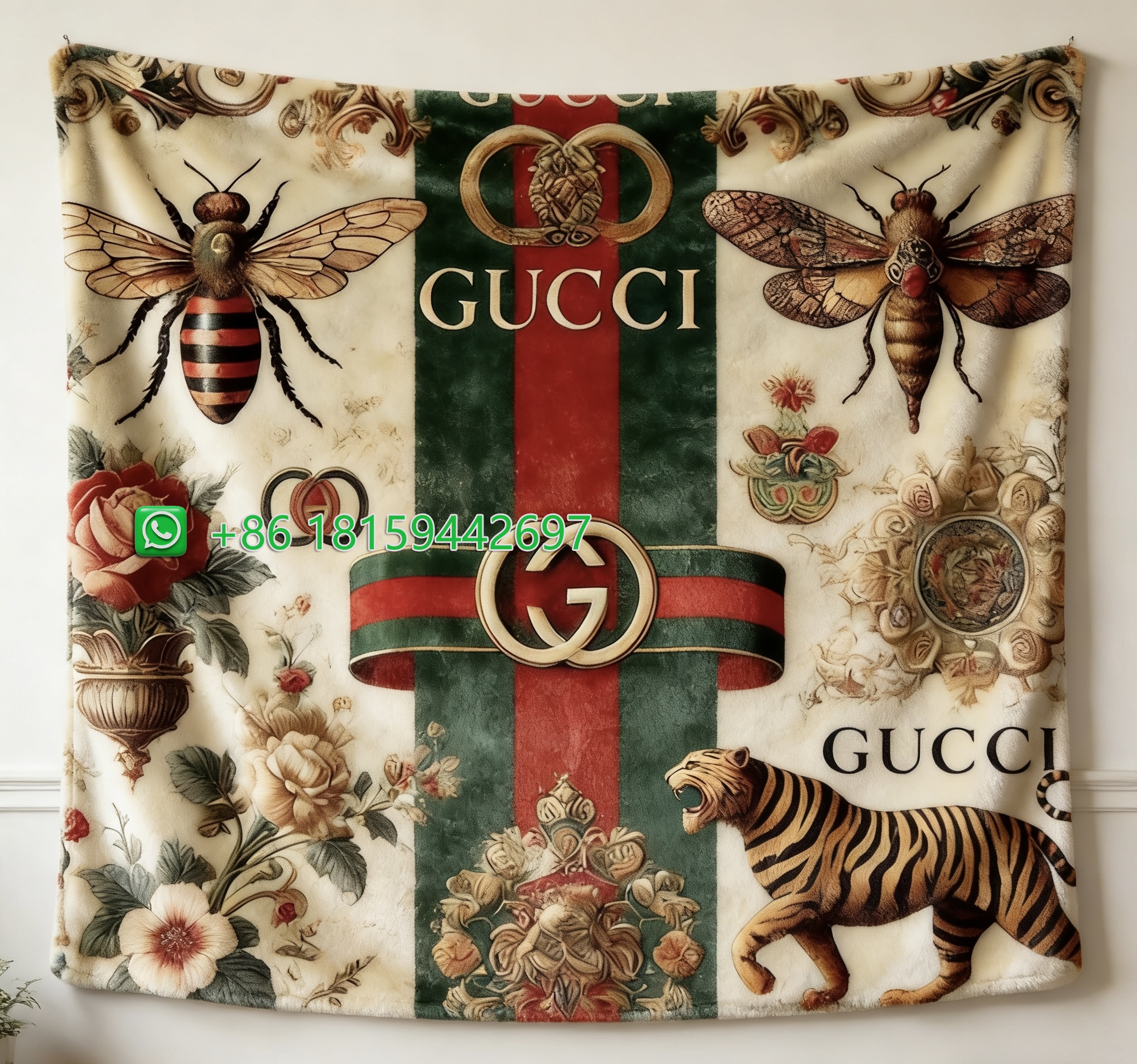 Gucci Throw Blankets